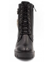 Сапоги детские Flois-Kids, иск.кожа, шерсть, цвет черный, р-р 33-38 FL-W11233 SPZ 